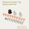 Plasma Cutter Tip Electrode Set,24Pcs IPT40 Tip Electrode Kit for