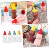 iplusmile 8Pcs Mini Bear Sauce Bottle Cute Condiment Containers for