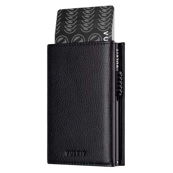 VULKIT VULKIT Card Holder Wallet with Coin Pocket Magnetic Closure