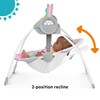 Bright Starts Pink Paradise Portable Compact Automatic Baby Swing with