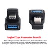 cablecc 180 Degree Up & Down Angled Type-C USB-C OTG