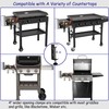 Geesta Upgraded Griddle Caddy for Blackstone 28"/36" Griddles/Weber Grill/Prep Cart,