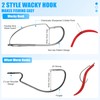 Wacky Rig Kit, 201pcs Bass Fishing Wacky Rig Tool Kit