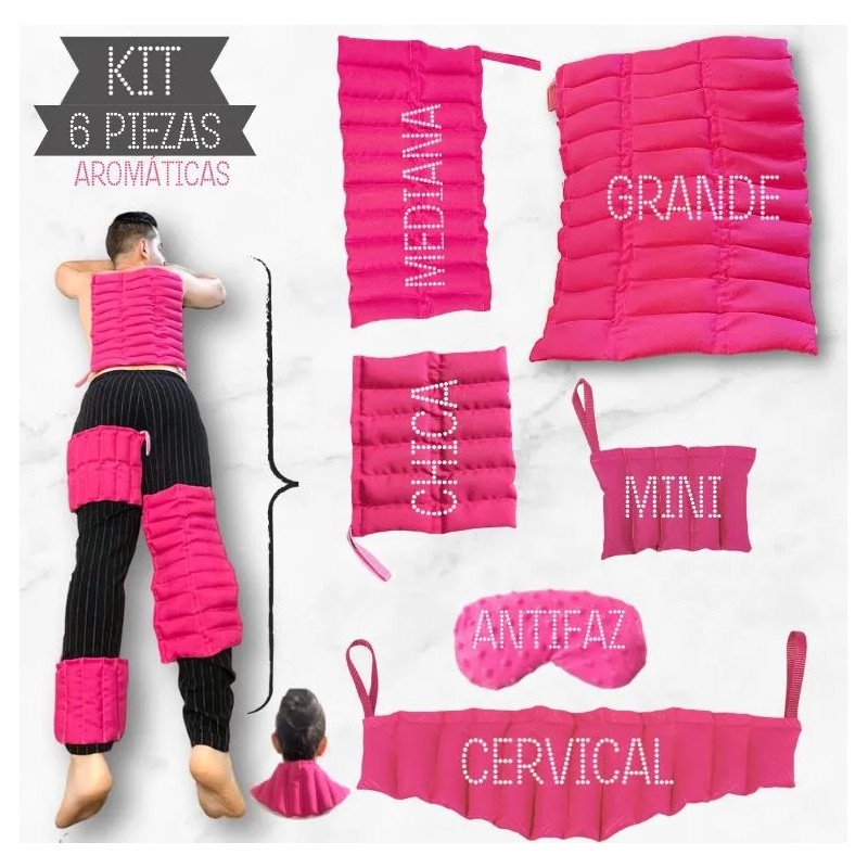 Kit 6 Compresas Semillas Con Esencias