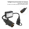 Trailer Connector European 7 Pin to American 4 Pin Taillight