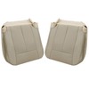 GXARTS Driver and Passenger Side Bottom Replacement Leather Seat Cover