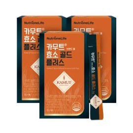 NutriOne Kamut Brand Wheat Enzyme Gold Plus 30 Packs, 3 Packs / 뉴트리원 카무트브랜드 밀 효소 골드 플러스 30포, 3개