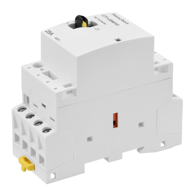Heschen Modular Household AC Contactor, CT1-25M/40, 25A, 4 Pole, 4NO,