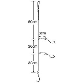ささめ針(SASAME) K-002 ちょい投3本針 9号