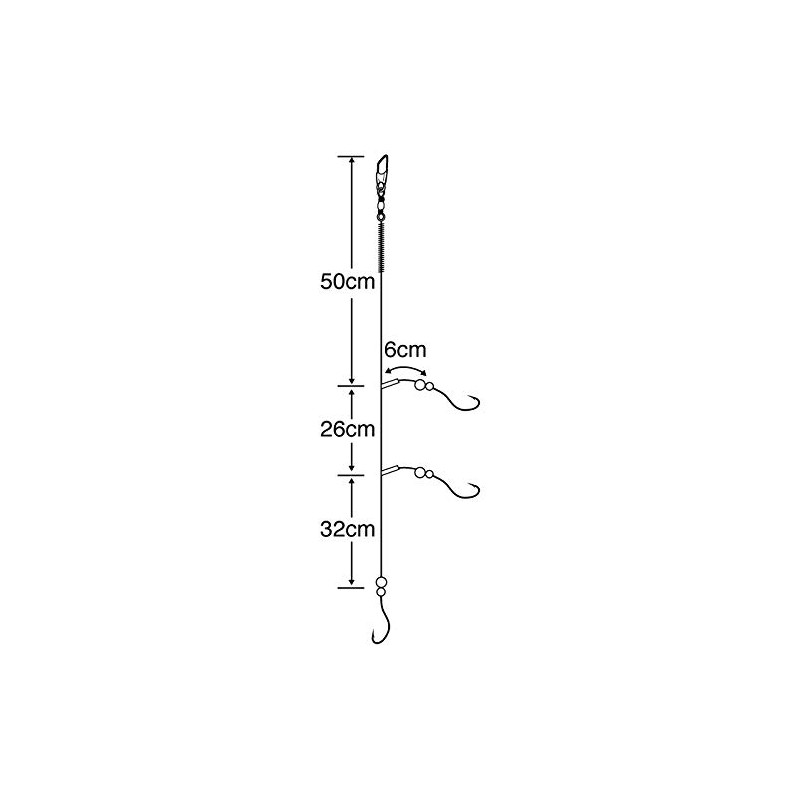 ささめ針(SASAME) K-002 ちょい投3本針 9号