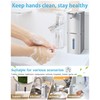 JEMISUN Automatic Liquid Soap Dispenser Touchless Soap Dispenser 380ml/12.8oz Rechargeable,