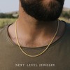 Next Level Jewelry Solid 14K Gold Vermeil Sterling Silver Rope
