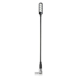 Adam Hall Stands SLED 1 ULTRA XLR 4 A - Angled 4-pin XLR Gooseneck Light with 4 COB LEDs
