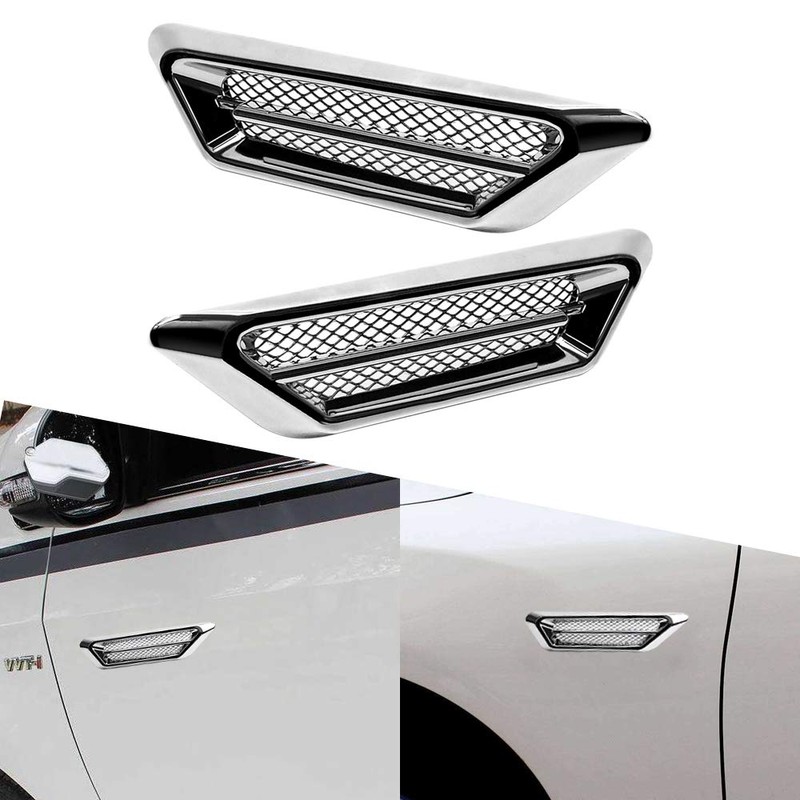 Riloer H845557C Auto Flow Vent Fender Intake Grille - Auto