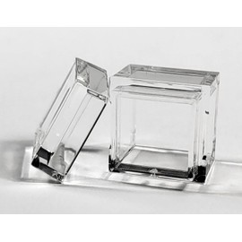 1pc Acrylic Box Tray for 10mm 0.39" Element Cubes Clear Case Periodic Table Bracket for Elements Collections Science Education Displays