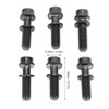 6Pcs Bike Screws Bolts Set Mountain Bicycle Handlebar Stem Ti