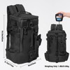 kokkoya Small Fishing Bag Tackle Backpack with Rod Holder 16L