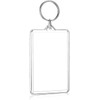 WinldMonmo Transparent Acrylic Keychain Photo Frame, 1.57 x 2.16 Inches,