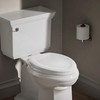 KOHLER Stonewood Quiet-Close Elongated Toilet Seat, White Finish