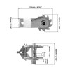 QWORK in-Line Strainer Tensioner, Heavy-Duty Wire Strainer with Compression Clip