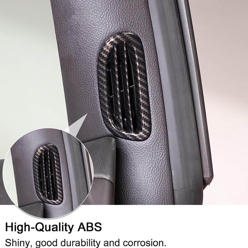 PIUGILH Car ABS A-Pillar Air Vent Covers Fit for C6