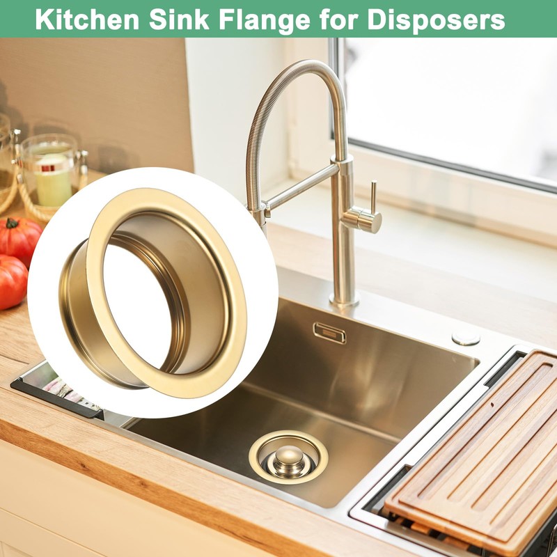 M METERXITY 1-Pack Garbage Disposal Sink Flange, Kitchen Sink Replacement