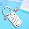 To My Daughter Keychain Gifts Sweet 16 Gifts for Daughter