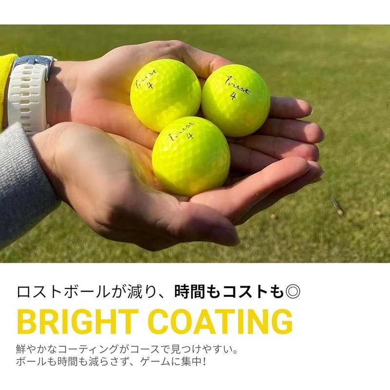 TRUST Panther Golf Balls – Soft Urethane Cover, Straight Flight