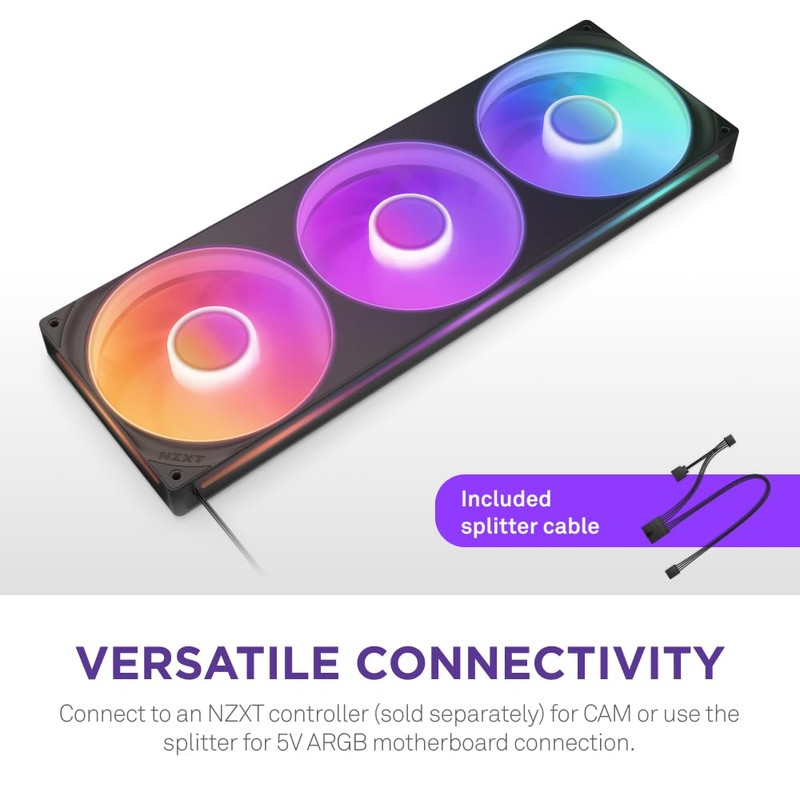 NZXT F420 RGB Core - 420mm Single-Frame Fan Unit with