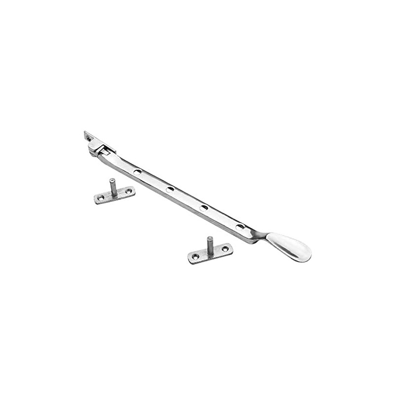Merriway BH03013 Victorian Casement Stay, 250mm (10 inch) - Polished