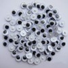 100 Pcs Sew On Googly Wiggle Eyes Button for DIY