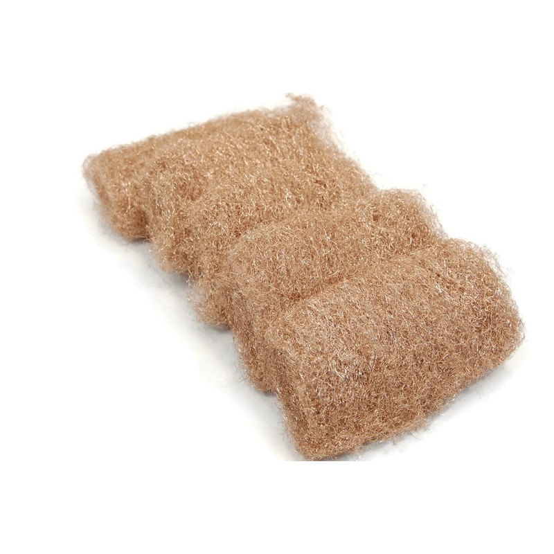 Rogue River Tools Bronze Wool Pads - Medium (5pc). Marine,