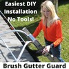 Gutter Guard for Small Gutters - Patio Rooms, Awnings, Carports,