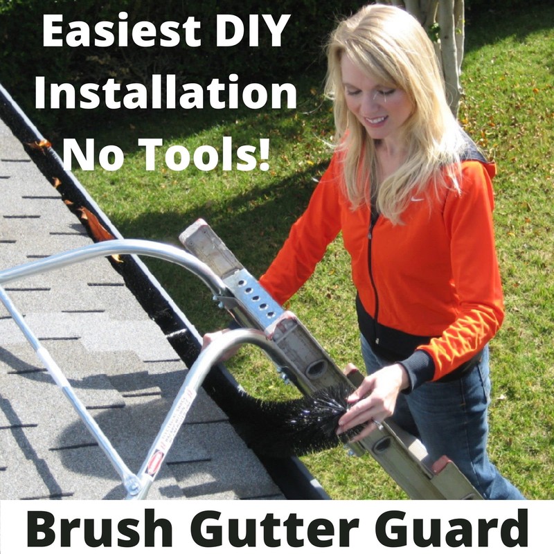 Gutter Guard for Small Gutters - Patio Rooms, Awnings, Carports,