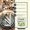BewusstGrün 12 Fair & Sustainable Fabric Napkins + Folding Instructions,