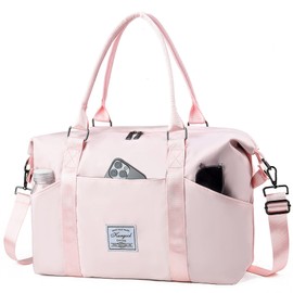 Gym Bag for Women Multiple Pockets Travel Duffle Tote Bag, Waterproof Weekender Overnight Bags for Women with Wet Compartment