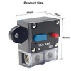 BEISUOS 150A Circuit Breaker Resettable Circuit Breaker 150 amp Self