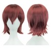12 Inch Short Bob Wig with Bangs - Synthetic Cosplay