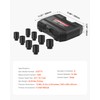 VEVOR Axle Nut Impact Socket Set - 1/2" Drive Deep