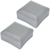 SKIR'CO (2 pieces) fence post caps, square, 80 x 80