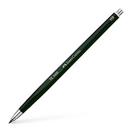 Faber-Castell 139400 lapicero - Lápiz mecánico (Verde, De plástico, HB)