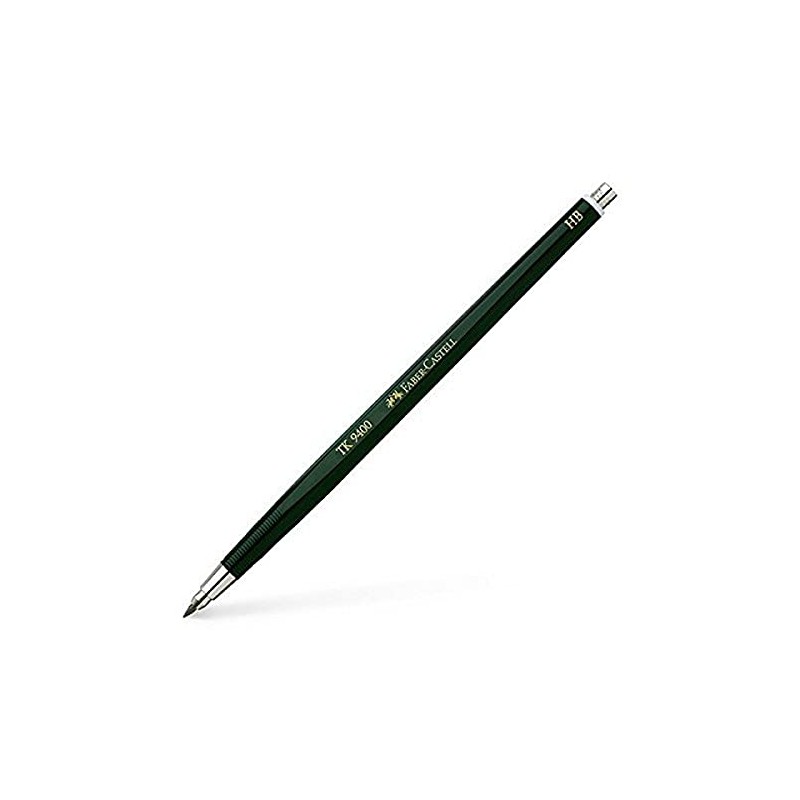 Faber-Castell 139400 lapicero - Lápiz mecánico (Verde, De plástico, HB)