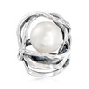 Ross-Simons 12-12.5mm Cultured Pearl Openwork Ring in Sterling Silver. Size