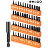 AEJ 49-Pack Screwdriver Bit Set, Hex Head Drill Bit Set,