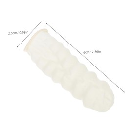 BUGUUYO 500pcs Disposable Finger Caps Medium Protective Latex Covers Static Non Slip for Electronics Handmade Industrial Use Enhanced Grip and Convenience