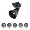 Home Sweet Home Industrial Spotlight | Black | with E14