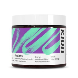 Kion Kion Aminos - Essential Amino Acids Supplement, Essential Amino Acids Powder for Muscle Recovery, BCAA EAA No Caffeine, Amino Acid Powder, Essential Amino Energy - 30 Servings, Mixed Berry