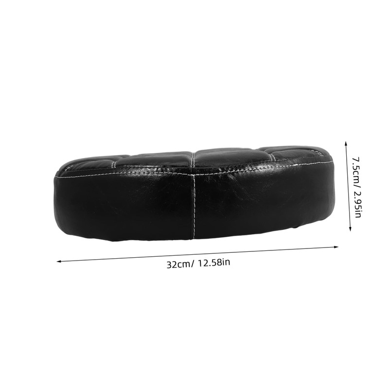 TOVINANNA Round Stool Replacement Cushion Pu Cover Stylish Accessory for