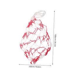 Generic Mesh Storage Bag for Sports Portable Basketball and Soccer Container Capacity for up to Lightweight Design for to Gym Outdoors