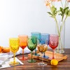 KOXIN-KARLU Unbreakable Classic 14 ounce All-Purpose Plastic Stem Wine Glasses